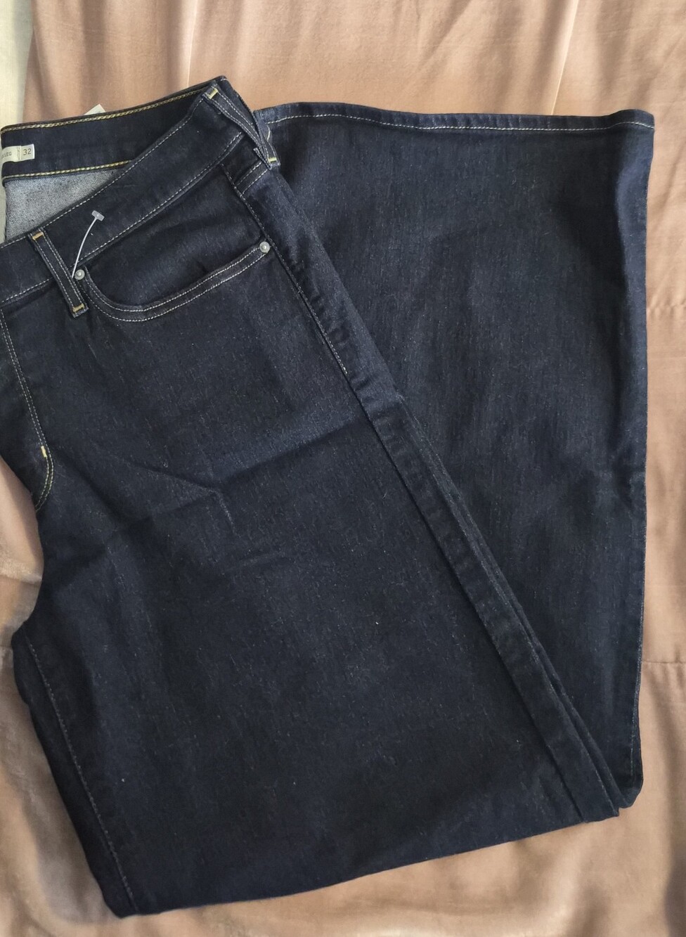 Levi's Dark Blue Straight-Leg Women's Jeans